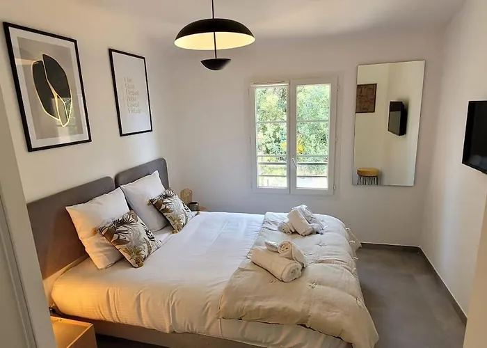 300 M De La Plage, Piscine Clim, Wifi Grimaud